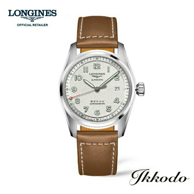 ڤŵоݾʡۥ󥸥 LONGINES SPIRIT ԥå ư 40ߥ ƥ쥹ƥ륱 ե쥶Х 10ɿ  ӻ 5ǯݾ L3.810.4.73.2L38104732 ̵