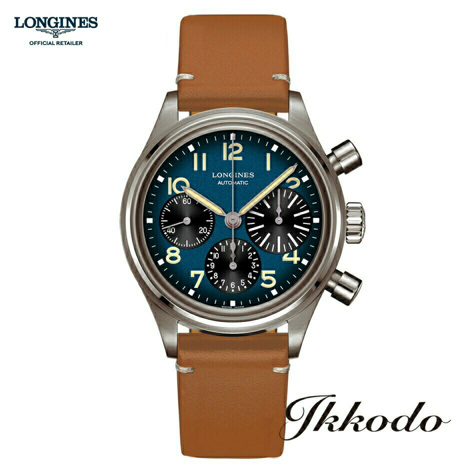 ڤŵоݾʡۥ󥸥 LONGINES إơ  ӥå ư ֥롼ʸ 󥹥 41ߥ 3ɿ ꥳҥޥ Υ  5ǯݾ ӻ L2.816.1.93.2L28161932