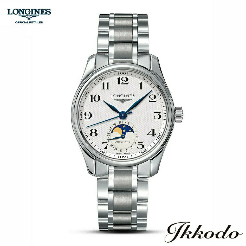 ڤŵоݾʡۥ󥸥 LONGINES ޥ쥯 Master Collection ư 34mm ۥ磻ȥС ࡼե 3ɿ ǥ ӻ 5ǯݾ  L2.409.4.78.6 L24094786