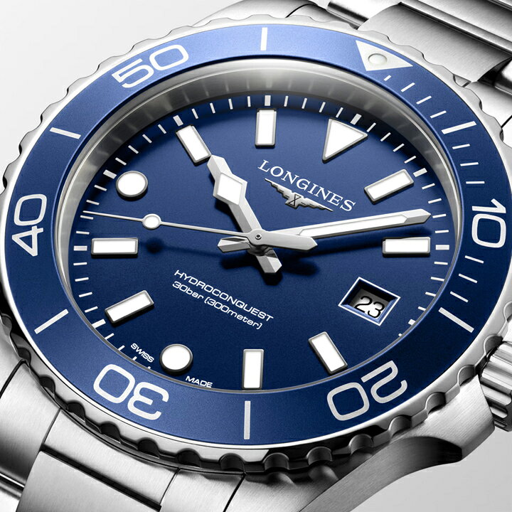 ご購入特典対象商品 ロンジン LONGINES HydroConquest ハイドロコンクエスト クォーツ 42mm 30気圧防 ikkodo-10017306 城下町松本の時計店 一光堂 サンプル画像3