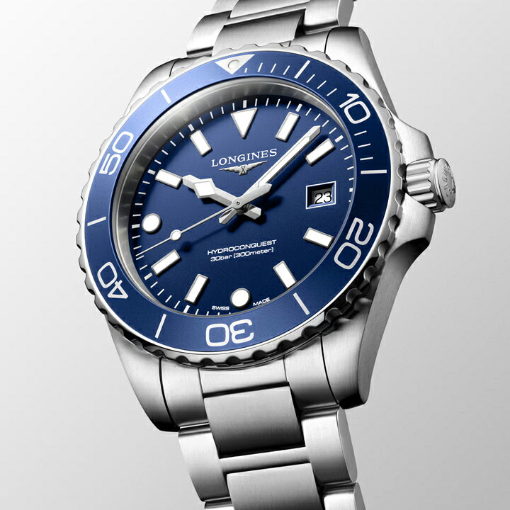 ご購入特典対象商品 ロンジン LONGINES HydroConquest ハイドロコンクエスト クォーツ 42mm 30気圧防 ikkodo-10017306 城下町松本の時計店 一光堂 サンプル画像2