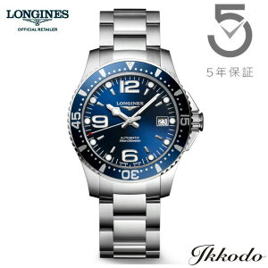 ڤŵоݾʡۥ󥸥 LONGINES HydroConquest ϥɥ󥯥 ư 39mm 30ɿ  ӻ 5ǯ֥᡼ݾ L3.741.4.96.6 L37414966