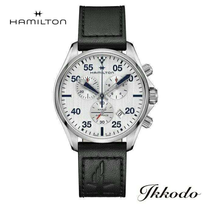 【ポイント20倍】【あす楽】ハミルトン HAMILTON KHAKI PILOT CHRONO QUARTZ OFFICIAL TIMEKEEPER EDITION カーキ パイロット クロノクォーツ オフィシャル タイムキーパー クロノグラフ 44ミリ 10気圧防水 日本国内正規品 2年保証 メンズ腕時計 H76712751