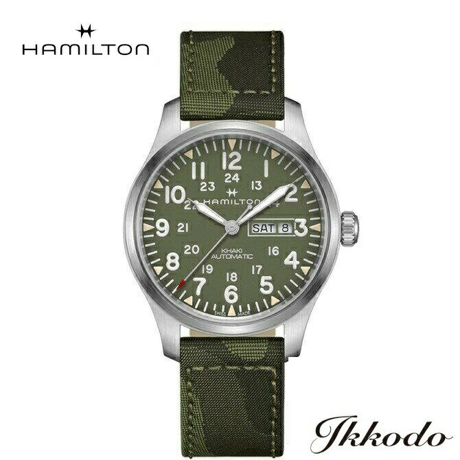 ڤŵоݾʡۡ2000ߥݥ󤢤ۥϥߥȥ HAMILTON  ե ǥǥȥ Khaki Field Day Date Auto ư 42ߥ ꡼ʸ ꡼󥫥ե ƥ륹ȥå  2ǯݾ H70535061