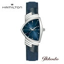【ご購入特典対象商品】【2000円クーポンあり】ハミルトン HAMILTON ベンチュラ クォーツ Ventura Quartz メンズ腕時計 32,3mm x 50,3mm ブルー文字盤 ステンレスケース アルカンターラレザーバンド 5気圧防水 日本国内正規品 2年保証 H24411942