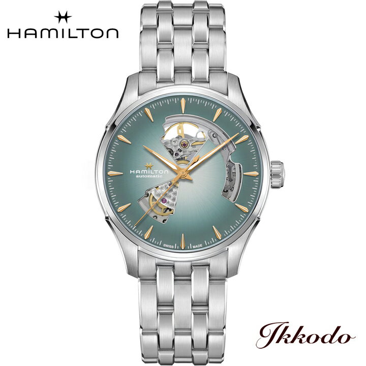 Rakuten - 【ご購入特典対象商品】ハミルトン HAMILTON ジャズマスター オープンハート Jazzmaster Open Heart Auto 自動巻き 40ミリ 5気圧防水 正規品 2年保証 H32675141