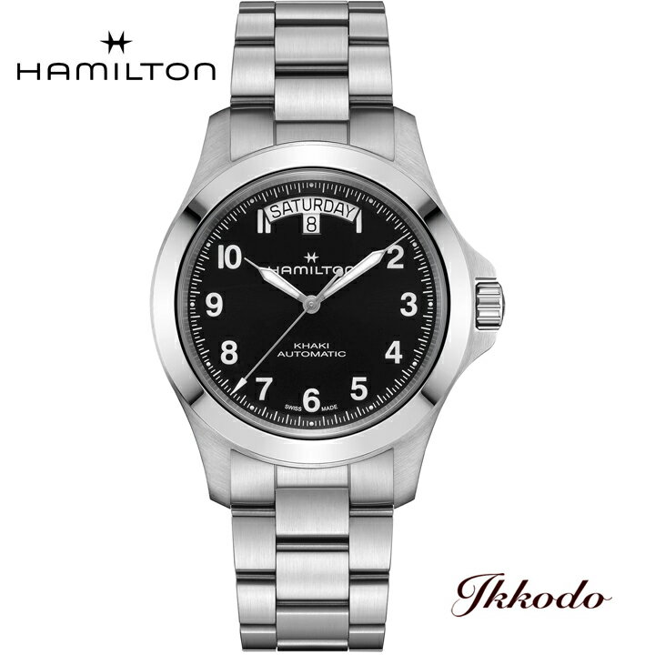 【ご購入特典対象商品】ハミルトン HAMILTON カーキ フィールド キング デイデイト オート 自動巻き 40mm 10気圧防水 正規品 2年保証 腕時計 H64475131