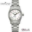【ご購入特典対象商品】【2000円クーポンあり】ハミルトン HAMILTON Khaki Field カーキフィールド クォーツ 38ミリ ステンレスケース ホワイト文字盤 正規品 2年保証 腕時計 H69401110