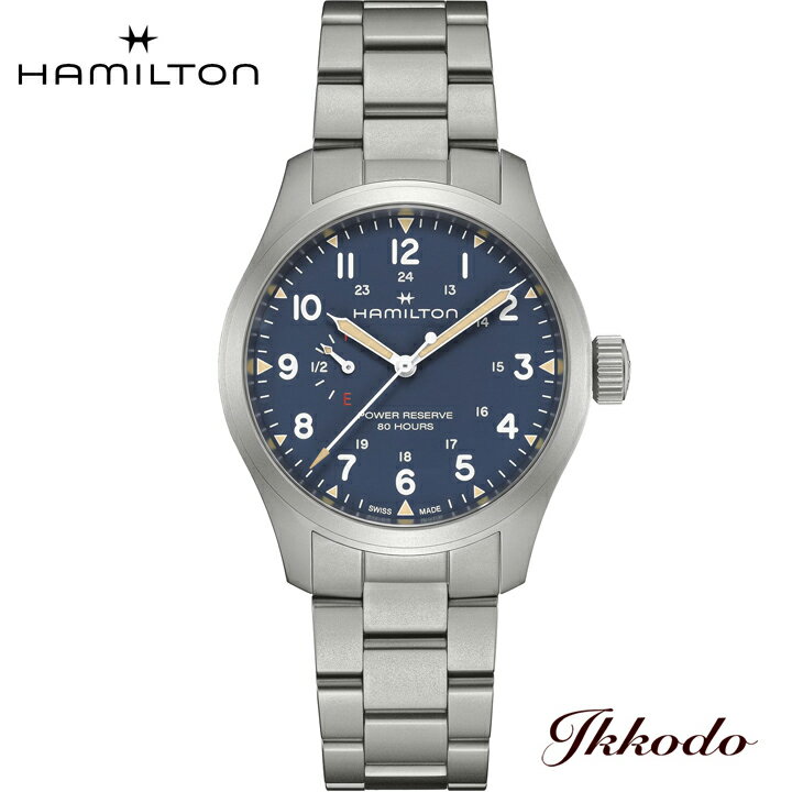 乐天商城 - 【ご購入特典対象商品】ハミルトン HAMILTON カーキ フィールド メカ パワーリザーブ 手巻き 40mm 10気圧防水 正規品 2年保証 腕時計 H69509140