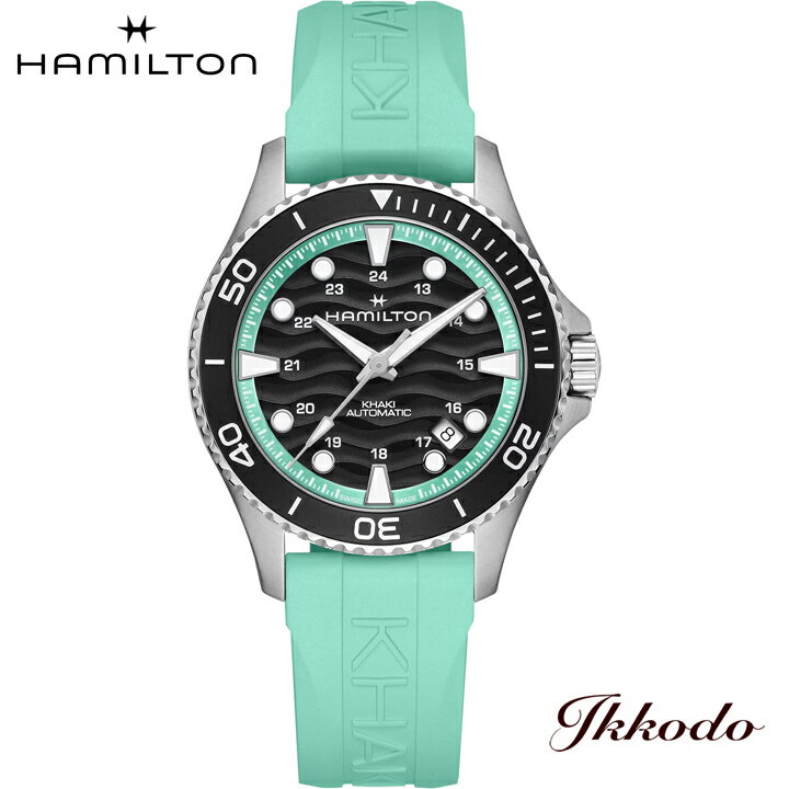 乐天商城 - 【ご購入特典対象商品】ハミルトン HAMILTON カーキ ネイビースキューバ オート Scuba Auto 40ミリ 10気圧防水 正規品 2年保証 ウォッチ 腕時計 H82415331