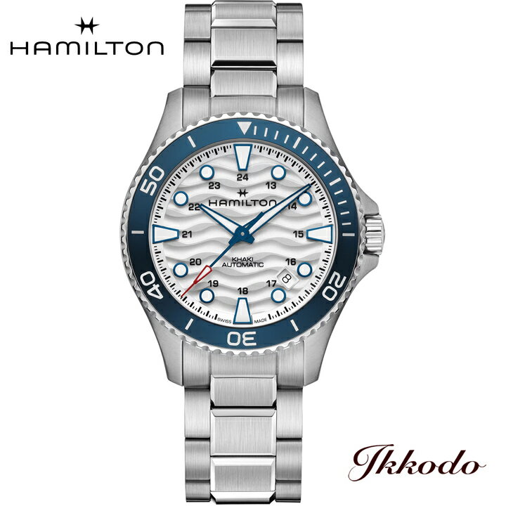 Rakuten - 【ご購入特典対象商品】ハミルトン HAMILTON カーキ ネイビースキューバ オート Scuba Auto 40ミリ 10気圧防水 正規品 2年保証 ウォッチ 腕時計 H82425110
