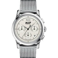 TISSOT☆ティソ☆ヘリテージ1948☆自動巻き☆クロノグラフ☆シルバー文字盤☆ステンレスケース&ブレス☆3気圧防水☆日本国内正規品☆2年保証☆T66.1.782.33【T66178233】【あす楽】