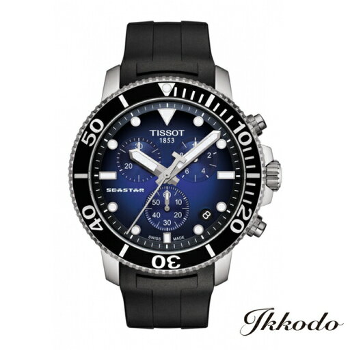 【ご購入特典対象商品】TISSOT ティソ シースター1000 クロノグラフ SEA SAR1000 クォーツ ブルー文字盤 30気圧防水 ラバーストラップ 日本国内正規品 腕時計 2年保証 T120.417.17.041.00【T1204171704100】 【ご購入特典対象商品】TISSOT ティソ シースター1000 クロノグラフ SEA SAR1000 クォーツ ブルー文字盤 30気圧防水 ラバーストラップ 日本国内正規品 腕時計 2年保証 T120.417.17.041.00【T1204171704100】
