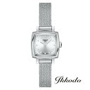 【ご購入特典対象商品】TISSOT ティソ LOVELY SQUARE ラブリー スクエア クォーツ シルバー文字盤ダイヤ付き ステンレスケース&ブレス 20mm 3気圧防水 日本国内正規品 2年保証 レディース腕時計 T058.109.11.036.00【T0581091103600】