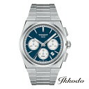 【ご購入特典対象商品】TISSOT ティソ T-CLASSIC PRX POWERMATIC 80 AUTOMATIC クロノグラフ 自動巻 42mm 10気圧防水 メンズ腕時計 正規品 2年間メーカー保証 T137.427.11.041.00 T1374271104100