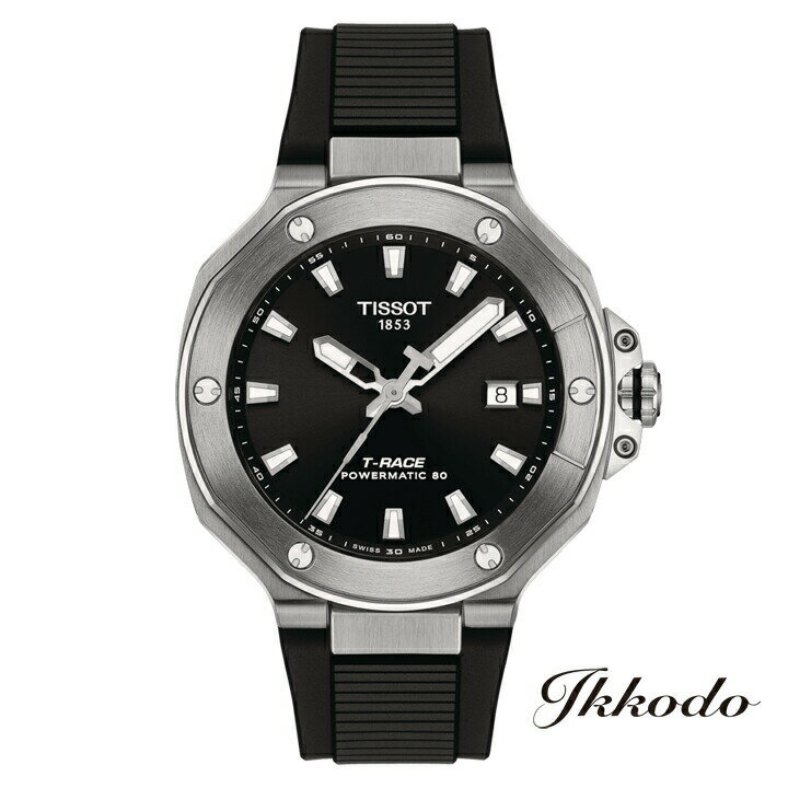 TISSOT ティソ T-レース パワーマティック 80 自動巻き 41mm 10気圧防水 腕時計 正規品 2年保証 T141.8..