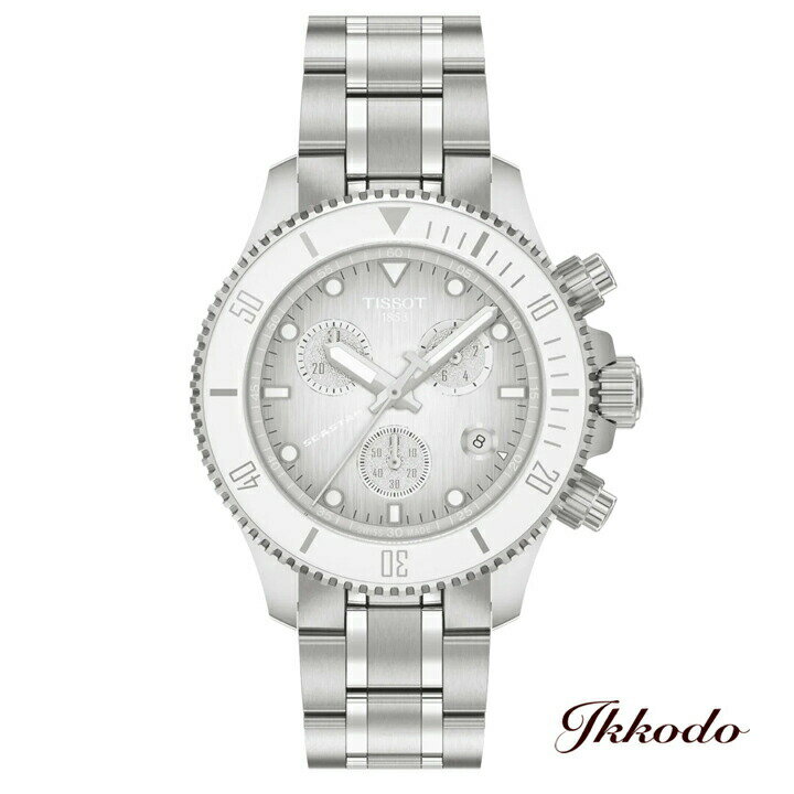 【ご購入特典対象商品】TISSOT ティソ SEASTAR シースター1000 クォーツ クロノグラフ 38mm 30気圧防水 腕時計 正規品 2年保証 T120.217.11.011.00 T1202171101100