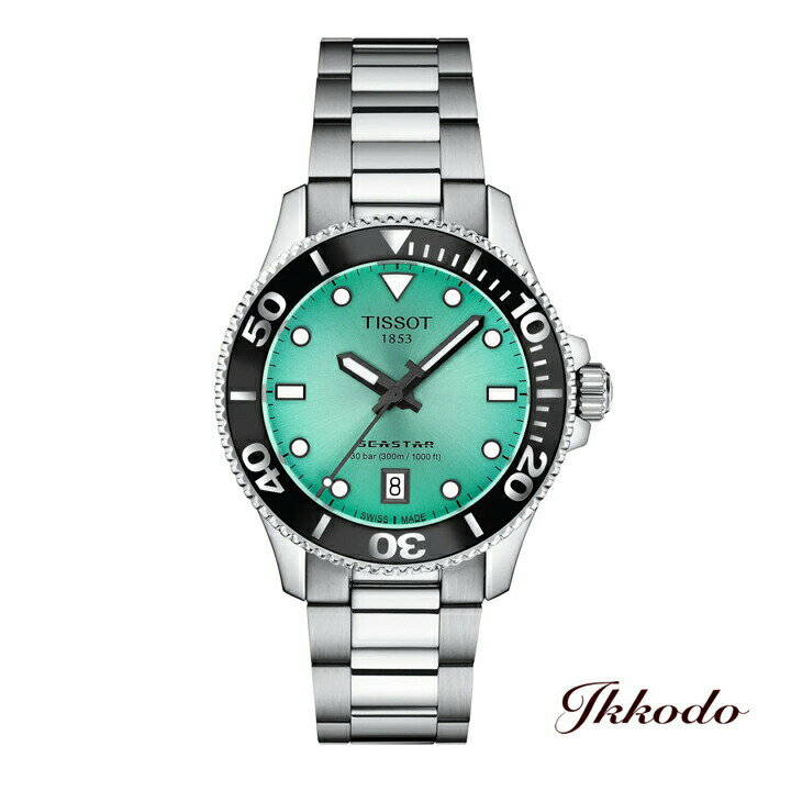 Rakuten - 【ご購入特典対象商品】TISSOT ティソ SEASTAR 1000 シースター クォーツ 36mm 30気圧防水 腕時計 日本国内正規品 2年間メーカー保証 T120.210.11.091.00 T1202101109100