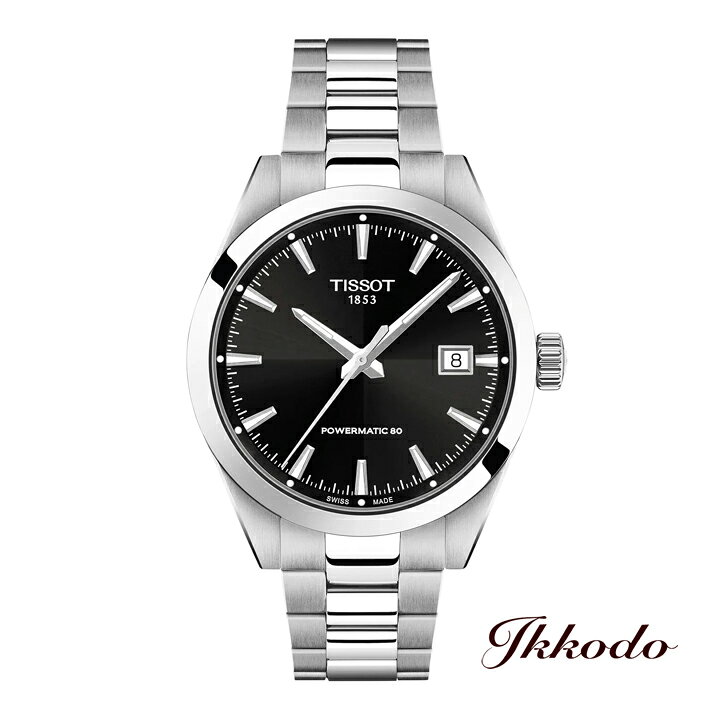 【ご購入特典対象商品】TISSOT ティソ T-CLASSIC Gentleman ジェントルマン 自動巻き 80時間パワーリザーブ 38mm 10気圧防水 腕時計 日本国内正規品 2年保証 T165.807.11.051.00 T1658071105100