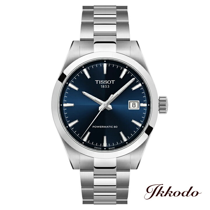 【ご購入特典対象商品】TISSOT ティソ T-CLASSIC Gentleman ジェントルマン 自動巻き 80時間パワーリザーブ 38mm 10気圧防水 腕時計 日本国内正規品 2年保証 T165.807.11.041.00 T1658071104100