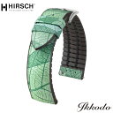 ポイント15倍! ヒルシュ HIRSCH Nature collection LEAF リーフ 天然ゴム(裏面) 時計ベルト 921046140 送料無料
