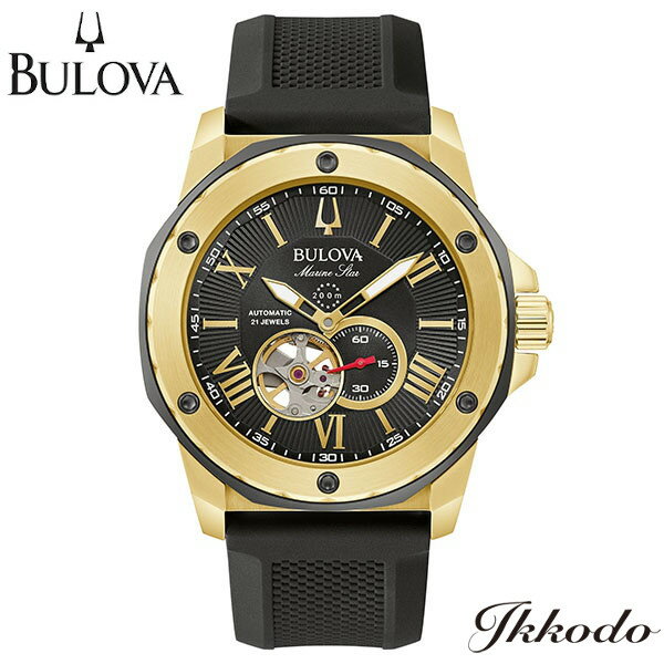 ブローバ 腕時計 メンズ ブローバ BULOVA マリンスター MARINE STAR 自動巻き 45mm 20気圧防水 日本国内正規品 メンズ腕時計 3年間メーカー保証 98A272