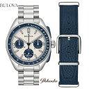 u[o BULOVA ipCbgNmOt Lunar Pilot Chronograph [EHb` NH[c 45~ zCg~lCr[ XeXP[X&uX ւU[oht 5Ch {Ki 3Nۏ 98K112