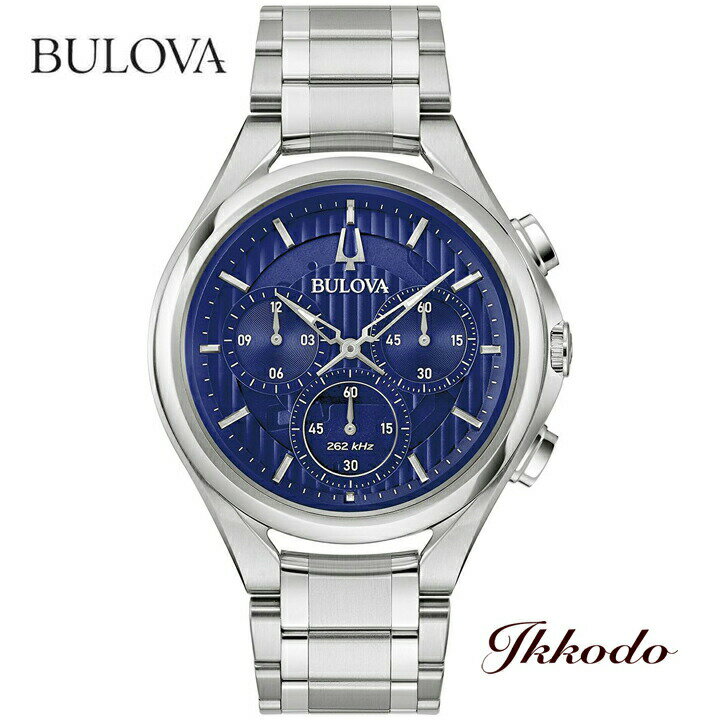 ブローバ 腕時計 メンズ ブローバ BULOVA カーブ CURV ハイパフォーマンスクォーツ 44ミリ ステンレスケース 3気圧防水 日本国内正規品 腕時計 3年保証 96A302