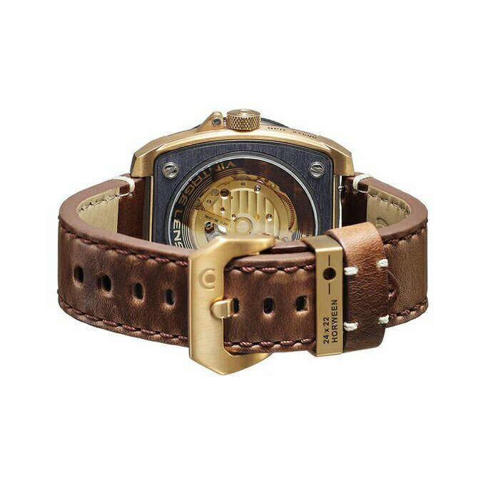 【10th Anniversary】【数量限定100本】タックス TACS VINTAGE LENS AUTOMATIC II 自動巻き 316Lステンレススティールケース&ブレス ホーウィン社製レザーストラップ 10気圧防水 46.5mm 正規品 2年保証 TS1803JP【あす楽】