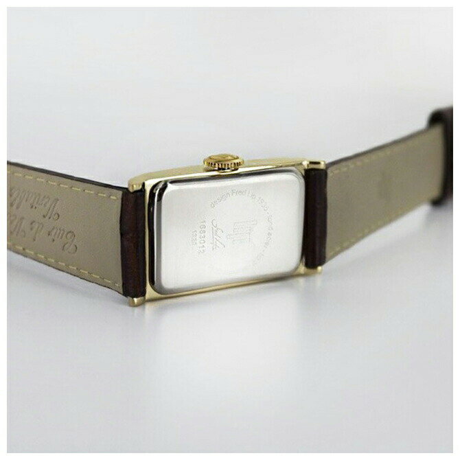 リップ LIP Churchill Watche T24 チャーチル・ウォッチ クォーツ スチールケース＆ブラウンレザーバンド 42mm×24mm スモールセコンド 30m防水 フランス製 メンズ腕時計 男性 紳士 日本国内正規品 2年保証 671277 送料無料