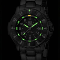 ルミノックス☆LUMINOX☆日本250本限定☆3400シリーズ☆スイス製☆ステンレスケース(PVD加工)☆T25トリチウム☆ブラックダイアル☆43ミリ☆200M防水☆日本国内正規品☆2年保証☆3402.USAF.Stealth【3402USAFStealth】【あす楽】