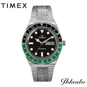 【あす楽】タイメックス TIMEX Q　クォーツ ステンレスケース 38mm 5気圧防水 日本国内正規品 メンズ腕時計 1年保証 TW2U60900