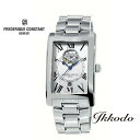 【4/1より価格改定値上げ】フレデリック コンスタント フレデリックコンスタント FREDERIQUE CONSTANT クラシックカレデイト スイス製 シルバーダイアル 38,7mm×30,7mm 3気圧防水 日本国内正規品 2年保証 FC-315MSB4C26B【FC315MSB4C26B】