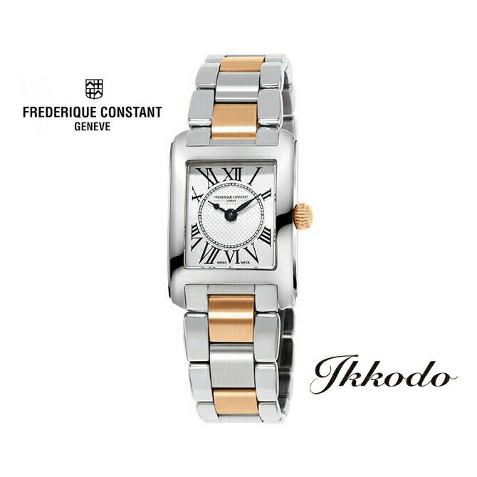 フレデリック・コンスタント フレデリック・コンスタント フレデリックコンスタント FREDERIQUE CONSTANT クラシックカレ レディース腕時計 スイス製 クォーツ シルバーダイアル23mm×21mm 3気圧防水 日本国内正規品 2年保証 FC-200MC12B【FC200MC12B】