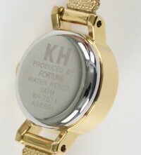 キャサリンハムネット☆KATHARINEHAMNETT☆SMALROUND☆クォーツ☆ホワイトダイヤル☆3気圧防水☆11mm☆ステンレスケース(YGIP)☆ステンレスメッシュブレス(RGIP)☆正規品☆KH7811-B04R【KH7811B04R】【あす楽】