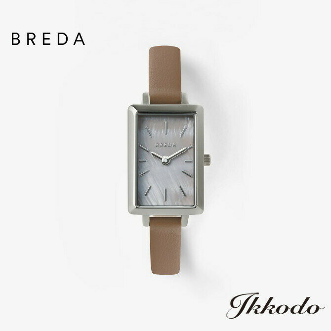 BREDA 브레다 EVA 에바 쿼츠 스테인레스 케이스 가죽 밴드 3 기압 방수 19.0mm 일본 국내 정규품 2 년 보증 여성 시계 여성 1738k 무료 배송