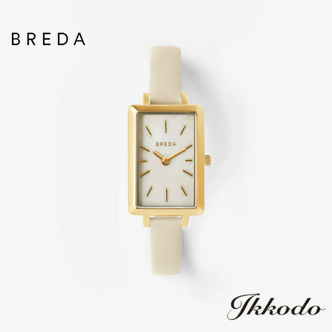 BREDA 브레다 EVA 에바 쿼츠 스테인레스 케이스 가죽 밴드 3 기압 방수 19.0mm 일본 국내 정규품 2 년 보증 여성 시계 여성 1738m 무료 배송