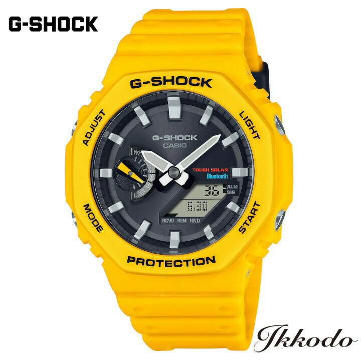 G-SHOCK Gショック カシオ ANALOG-DIGITAL 2100 Series ソーラー モバイルリンク 45.4mm 20気圧防水 正規品 メンズ腕時計 1年間メーカー保証 GA-B2100C-9AJF【GAB2100C9AJF】