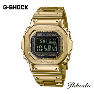 G-SHOCK Gショック カシオ ORIGIN ソーラー電波 ステンレススチールケース&バンド 43.2mm 20気圧防水 フルメタル耐衝撃構造 STN液晶 国内正規品 腕時計 GMW-B5000GD-9JF 【GMWB5000GD9JF】