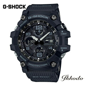 G-SHOCK Gショック カシオ MUDMASTER ソーラー電波 樹脂／ステンレススチールケース 樹脂バンド 54.9mm 20気圧防水 耐衝撃構造 防塵・防泥構造（マッドレジスト） 国内正規品 腕時計 GWG-100-1AJF 【GWG1001AJF】あす楽