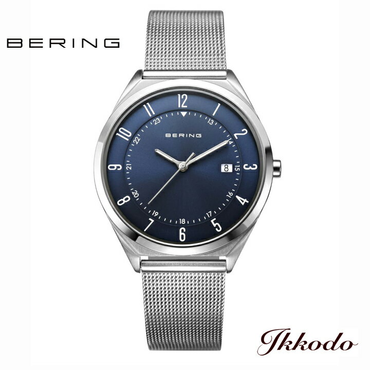 Rakuten - BERING ベーリング ULTRA SLIM ウルトラスリム クォーツ 38mm メンズ腕時計 正規品 3年間メーカー保証 18738-007 18738007