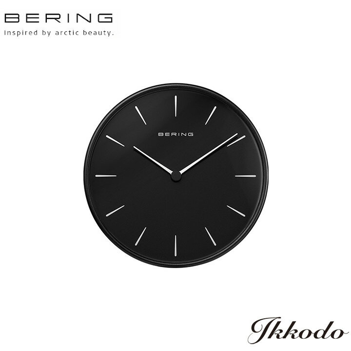Rakuten - 【あす楽】BERING ベーリング WALL CLOCK クロック クォーツ 横幅160mm 壁掛け時計 日本国内正規品 3年保証 90162-22R 送料無料