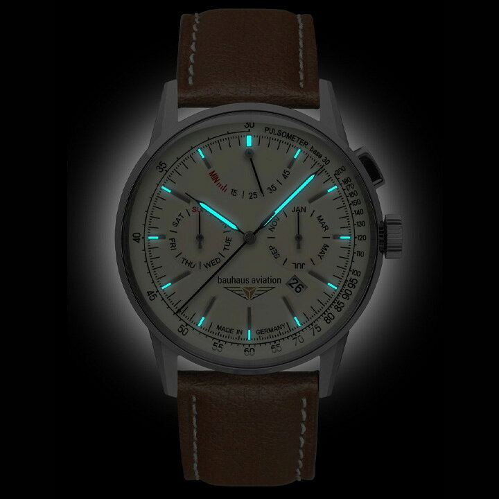 バウハウス BAUHAUS POINTtec（ポインテック社）アヴィエーション Aviation G38自動巻き パワーリザーブ ikkodo-10017518 城下町松本の時計店 一光堂 サンプル画像2