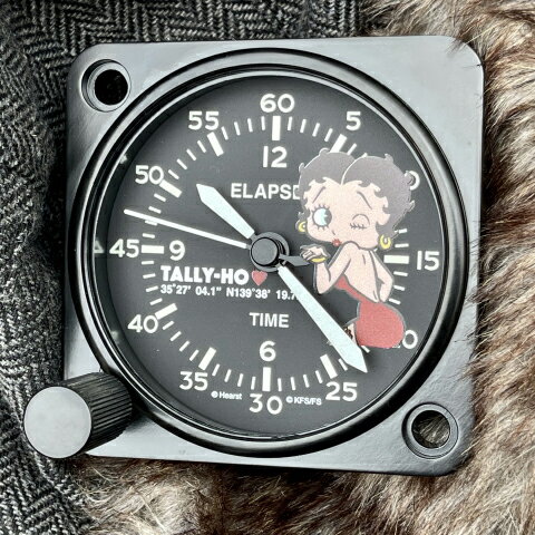 M.R.M.W. モントルロロイ コックピットクロック Betty ベティ 正規品 1年保証 Betty Boop Cockpit Clock 