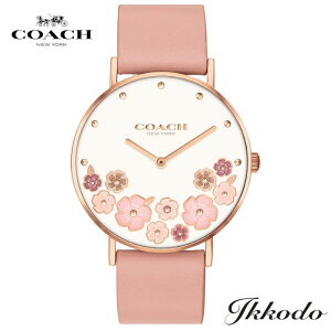 【あす楽】コーチ COACH Perry ペリー クォーツ ステンレスケース カーフレザーストラップ 36mm 3気圧防水 レディース腕時計 女性 日本国内正規品 2年保証 14503770 送料無料