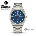 チュチマ Tutima Glashutte SA M2 コーストライン チタンケースブレス 30気圧防水 43mm ブルー文字盤 日本国内正規品 オーナーズクラブ登録3年保証 メンズ腕時計 男性 紳士 6150-02 615002 