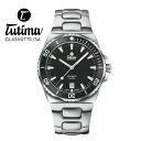 ``} Tutima Glashutte/SA M2 ZuV[YS XeXP[XuX 50Ch 40mm ubN {Ki I[i[YNuo^3Nۏ Yrv j am 6156-02y615602z