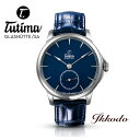 【ご予約品納期2~3ヶ月】チュチマ Tutima Glashutte/SA Patria Admiral Blue パトリア アドミラル ブルー ステンレスケース ブルーアリゲーター 5気圧防水 手巻き 43mm ブルー文字盤 日本国内…