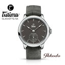 y\i[2~3z``} Tutima Glashutte/SA Patria Grey Dial pgA O[ XeXP[X O[AQ[^[ 5Ch 芪 43mm O[ {Ki I[i[YNuo^3Nۏ rv 6610-02y661002z