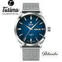 ``} Tutima Glashutte/SA t[K[XJC XeXP[X uX 10Ch 41mm {Ki 2Nۏ Yrv j am 6105-22y610522z